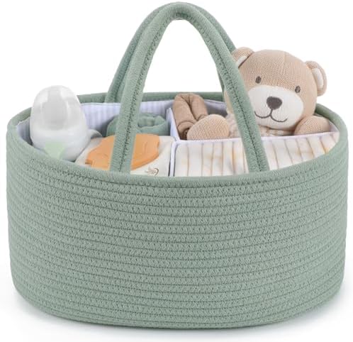 Diaper Caddy Organizer for Baby, Green