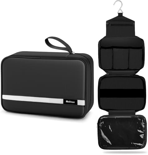 Toiletry Bag for Men & Women, Black