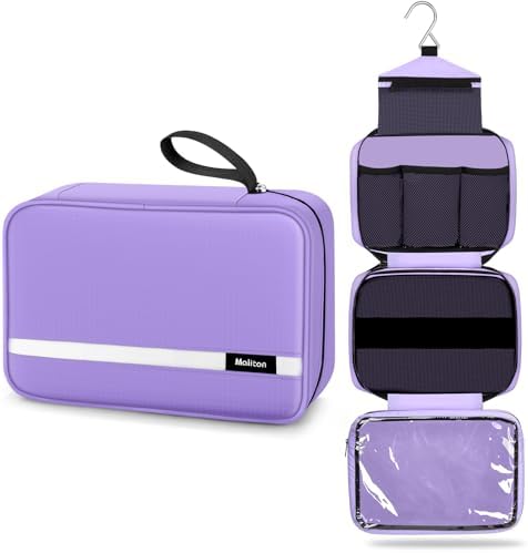 Toiletry Bag for Men & Women, Purple